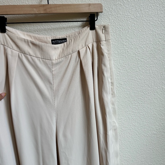 KITTENISH CREAM SLACKS (XL) - Picture 1 of 4